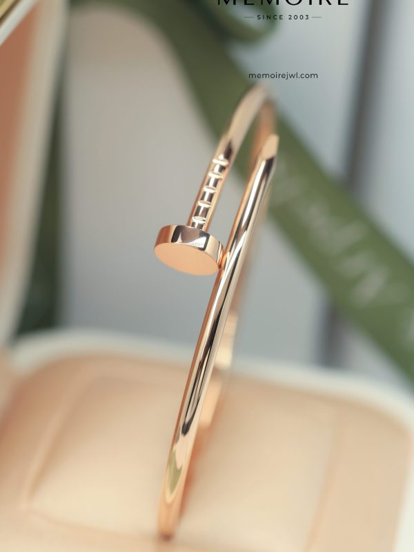 MEMOIRÉ 18K Rose Gold Nail Bangle